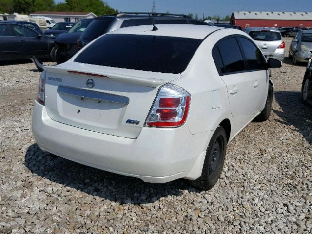 3N1AB6APXBL701747 - 2011 NISSAN SENTRA 2.0 WHITE photo 4