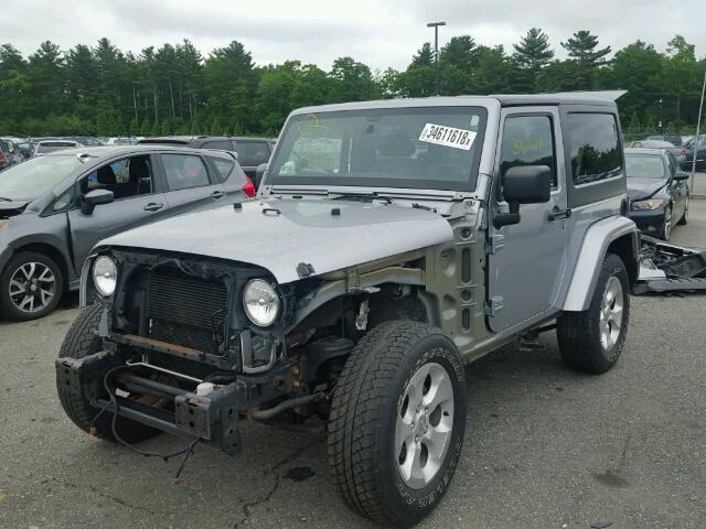 1C4GJWBG7DL634600 - 2013 JEEP WRANGLER S Gümüş foto 2