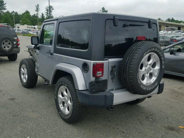 1C4GJWBG7DL634600 - 2013 JEEP WRANGLER S Gümüş foto 3