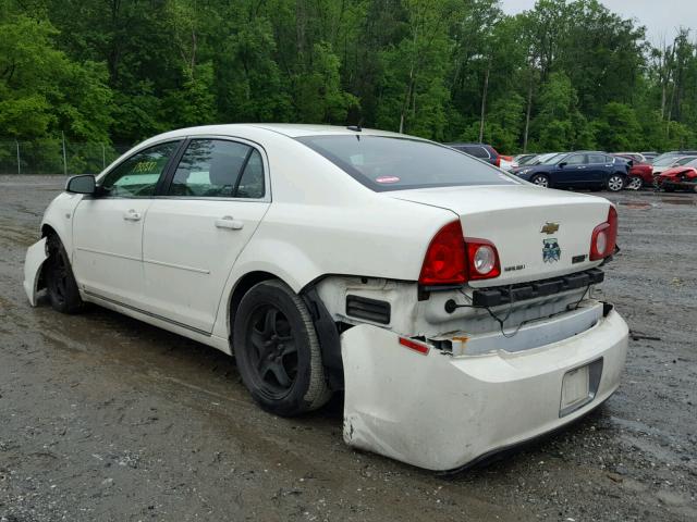 1G1ZH57B884260874 - 2008 CHEVROLET MALIBU 1LT WHITE photo 3