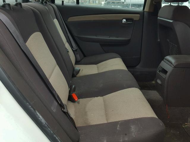 1G1ZH57B884260874 - 2008 CHEVROLET MALIBU 1LT WHITE photo 6