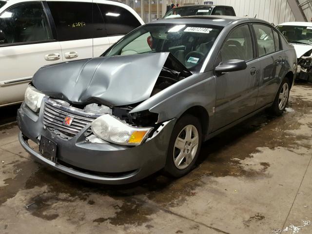 1G8AJ55FX6Z163393 - 2006 SATURN ION LEVEL GRAY photo 2
