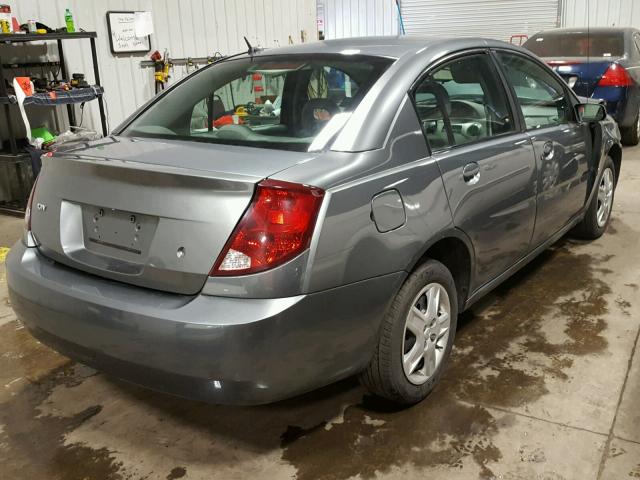 1G8AJ55FX6Z163393 - 2006 SATURN ION LEVEL GRAY photo 4