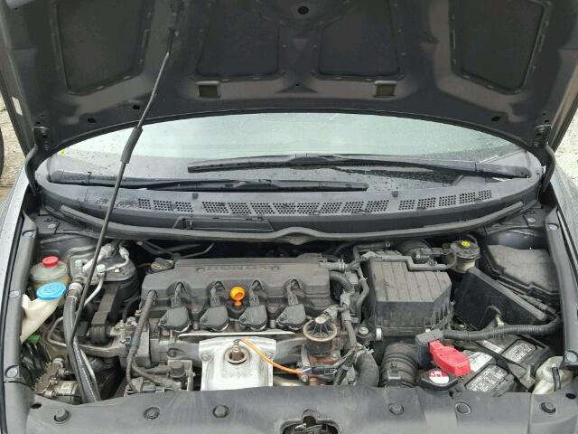 19XFA16859E017939 - 2009 HONDA CIVIC EX ნაცრისფერი ფოტო 7