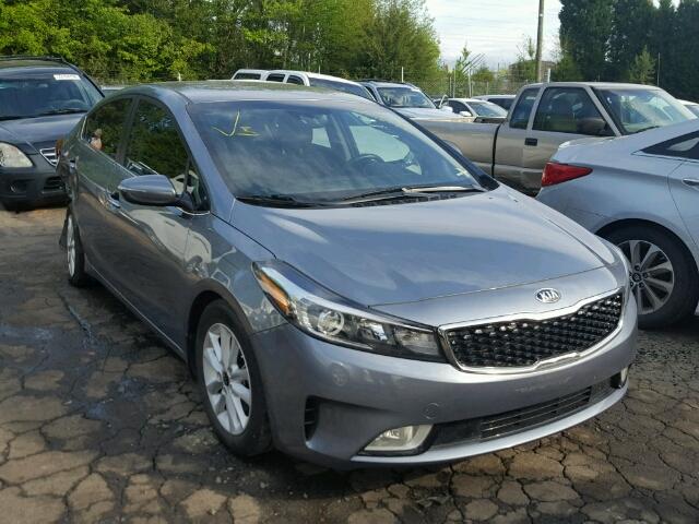 3KPFL4A72HE046369 - 2017 KIA FORTE LX GRAY photo 1