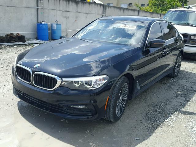 WBAJA5C34HG456586 - 2017 BMW 530 I BLACK photo 2