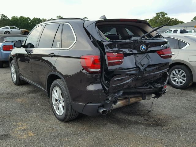 5UXKR2C54E0H32786 - 2014 BMW X5 SDRIVE3 BROWN photo 3