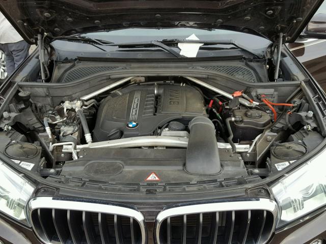 5UXKR2C54E0H32786 - 2014 BMW X5 SDRIVE3 BROWN photo 7