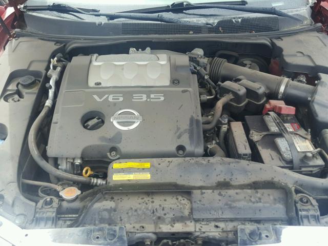 1N4BA41E06C838162 - 2006 NISSAN MAXIMA SE RED photo 7