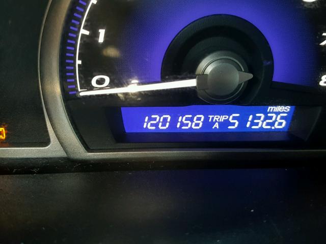 19XFA16989E022898 - 2009 HONDA CIVIC EXL გრაფიტი ფოტო 8