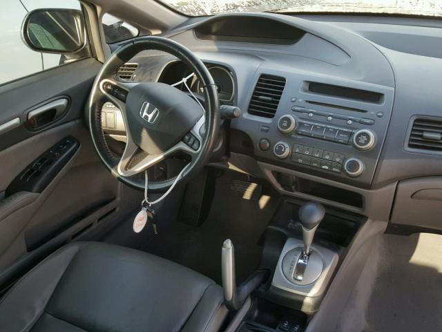 19XFA16989E022898 - 2009 HONDA CIVIC EXL გრაფიტი ფოტო 9