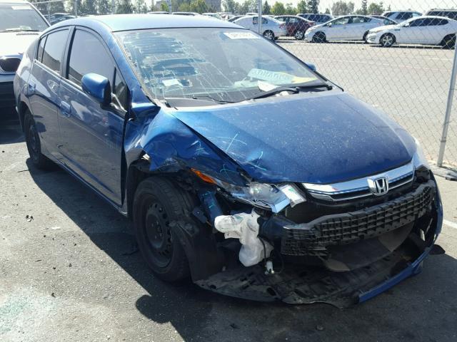 JHMZE2H36DS005862 - 2013 HONDA INSIGHT BLUE photo 1