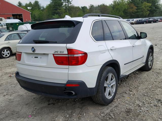 5UXFE8C58AL312700 - 2010 BMW X5 XDRIVE4 WHITE photo 4