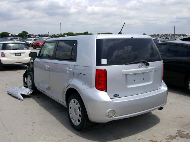 JTLKE50E791076412 - 2009 TOYOTA SCION XB ვერცხლისფერი ფოტო 3