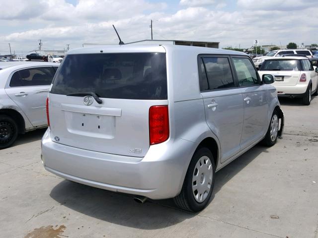 JTLKE50E791076412 - 2009 TOYOTA SCION XB ვერცხლისფერი ფოტო 4