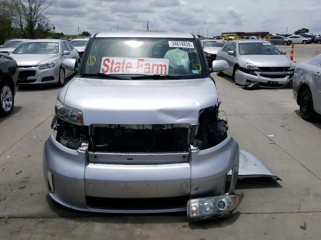 JTLKE50E791076412 - 2009 TOYOTA SCION XB ვერცხლისფერი ფოტო 9