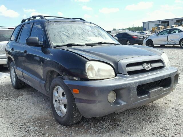 KM8SC73D76U098478 - 2006 HYUNDAI SANTA FE G BLACK photo 1