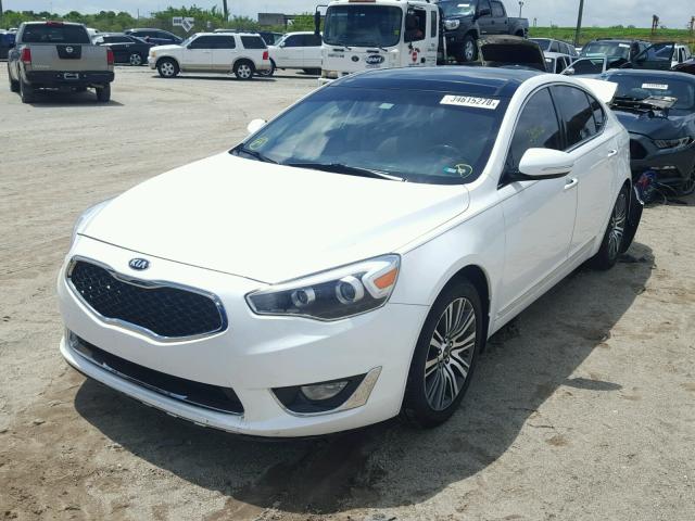 KNALN4D7XE5136866 - 2014 KIA CADENZA PR WHITE photo 2