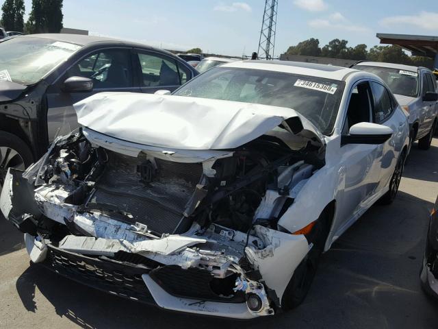 SHHFK7H78HU401404 - 2017 HONDA CIVIC EXL WHITE photo 2