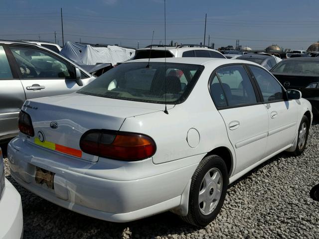 1G1NE52J91M665217 - 2001 CHEVROLET MALIBU LS 白色 照片 4