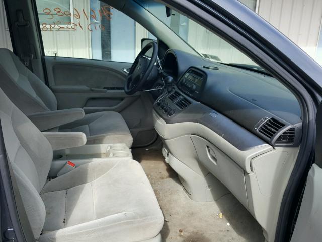 5FNRL38285B068125 - 2005 HONDA ODYSSEY LX GRAY photo 5