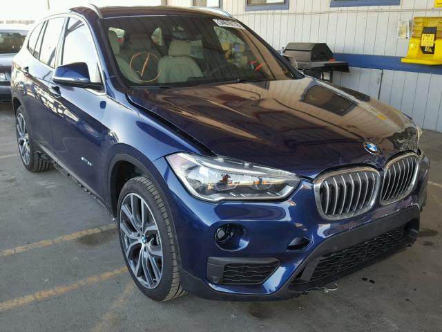 WBXHU7C35J5H40529 - 2018 BMW X1 SDRIVE2 BLUE photo 1