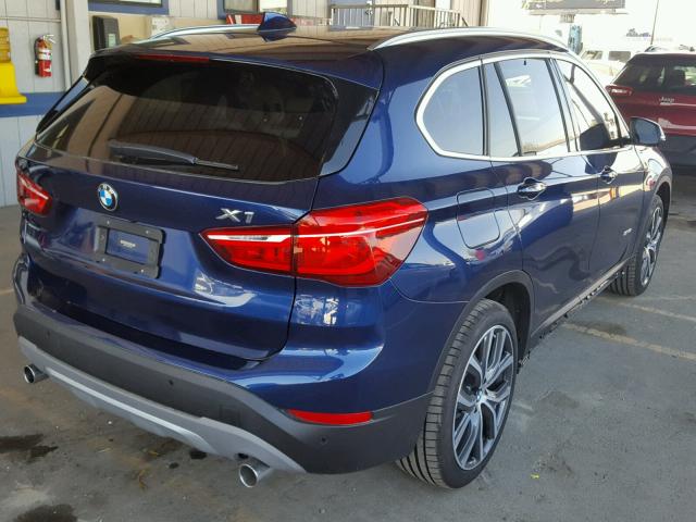 WBXHU7C35J5H40529 - 2018 BMW X1 SDRIVE2 BLUE photo 4