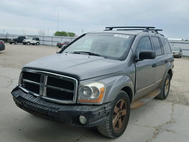 1D4HB58276F176584 - 2006 DODGE DURANGO LI GRAY photo 2