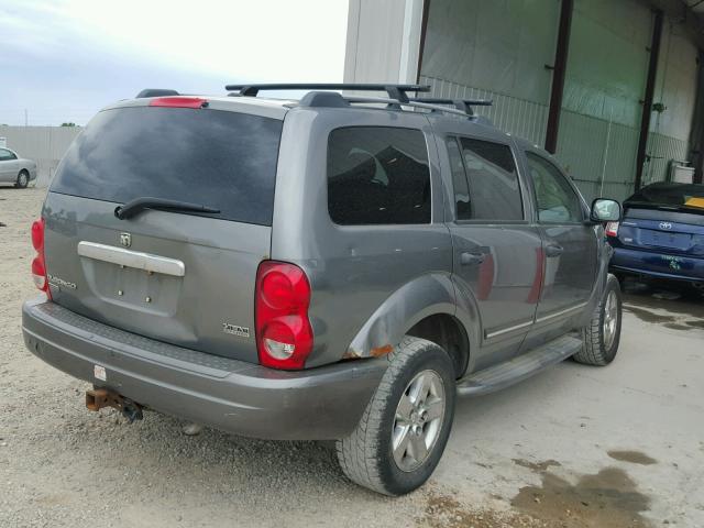 1D4HB58276F176584 - 2006 DODGE DURANGO LI GRAY photo 4