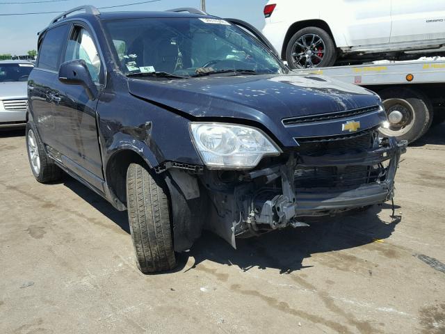 3GNAL4EK3ES680528 - 2014 CHEVROLET CAPTIVA LT BLUE photo 1