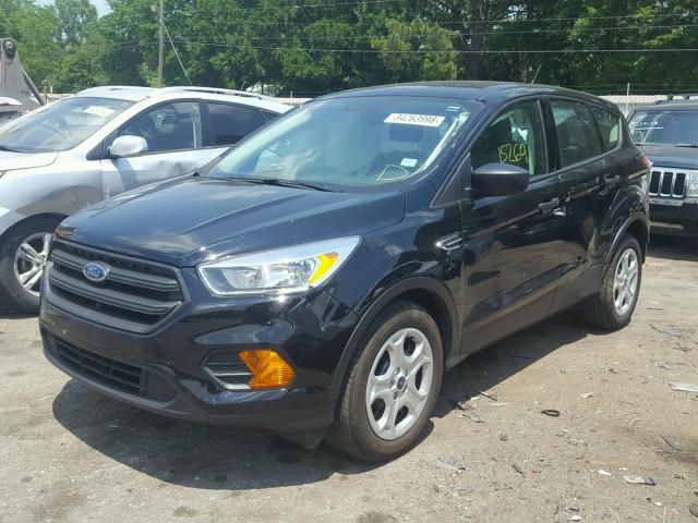 1FMCU0F78HUA36279 - 2017 FORD ESCAPE S BLACK photo 2