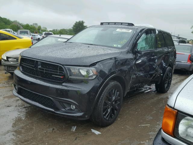 1C4RDJDG8EC971360 - 2014 DODGE DURANGO LI BLACK photo 2