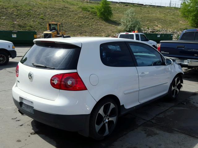 WVWEV71K26W075157 - 2006 VOLKSWAGEN NEW GTI WHITE photo 4