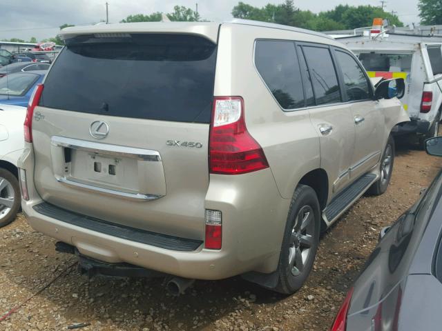 JTJJM7FX8C5037727 - 2012 LEXUS GX PREMIUM GOLD photo 4