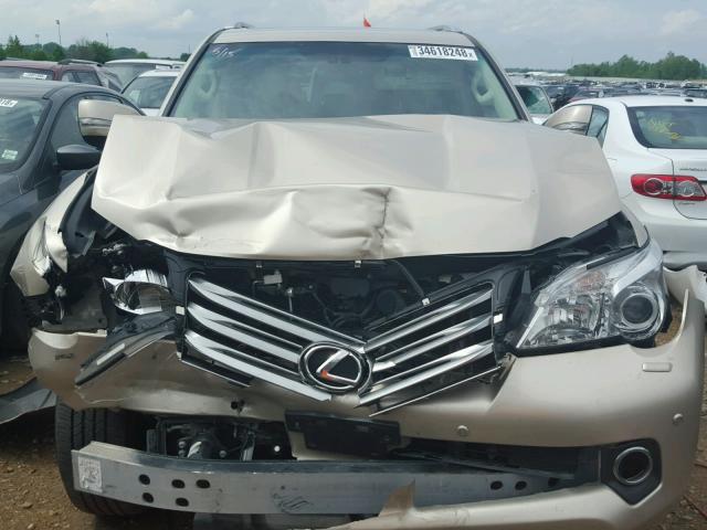 JTJJM7FX8C5037727 - 2012 LEXUS GX PREMIUM GOLD photo 7