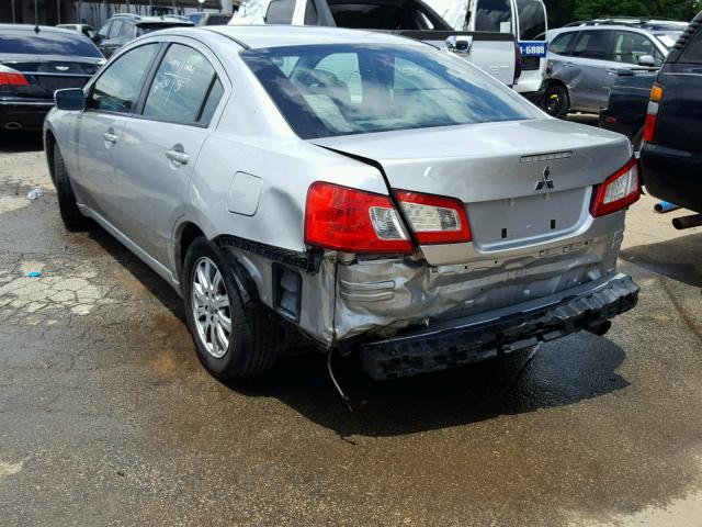 4A32B2FF0BE029561 - 2011 MITSUBISHI GALANT FE SILVER photo 3