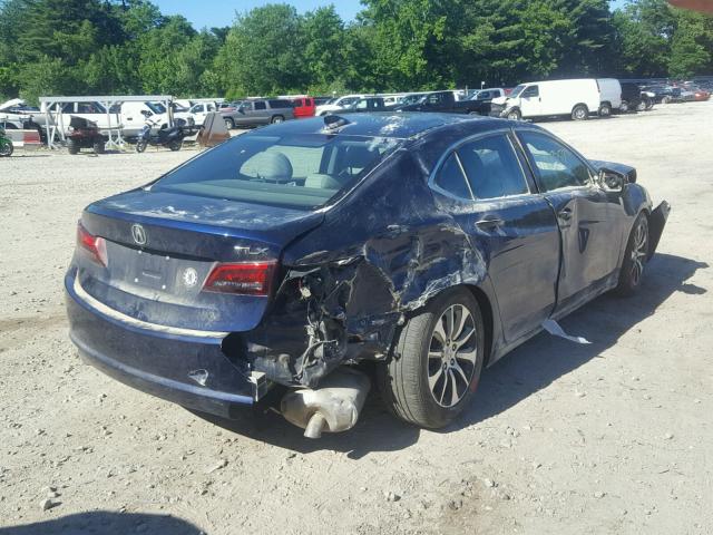 19UUB1F53FA013155 - 2015 ACURA TLX TECH BLUE photo 4