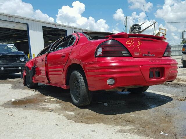 1G2NE52T91M535905 - 2001 PONTIAC GRAND AM S Qırmızı foto 3
