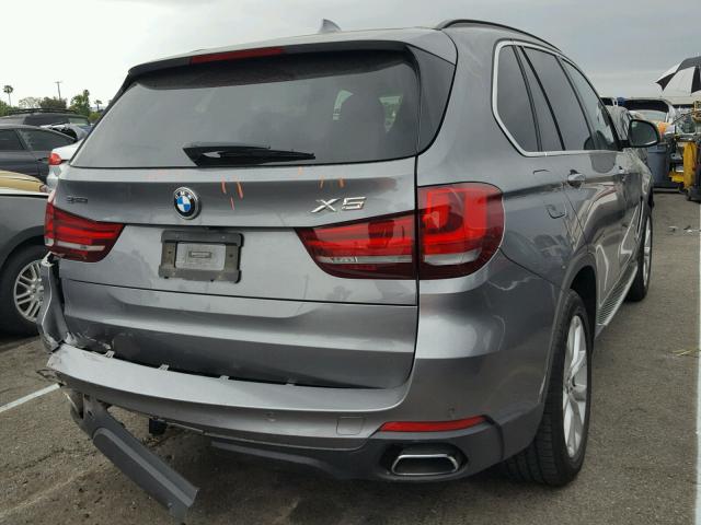 5UXKT0C5XG0S74841 - 2016 BMW X5 XDR40E GRAY photo 4