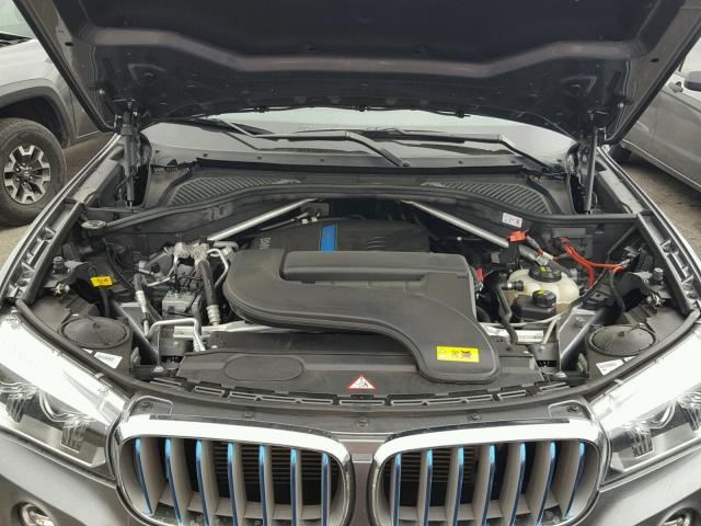 5UXKT0C5XG0S74841 - 2016 BMW X5 XDR40E GRAY photo 7