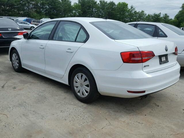 3VW2K7AJ5FM347216 - 2015 VOLKSWAGEN JETTA BASE 白色 照片 3