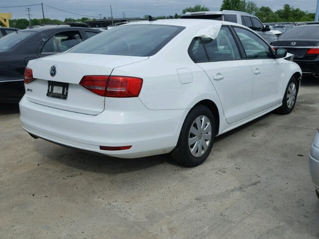 3VW2K7AJ5FM347216 - 2015 VOLKSWAGEN JETTA BASE 白色 照片 4