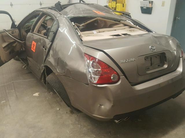 1N4BA41E17C815636 - 2007 NISSAN MAXIMA SE GOLD photo 3