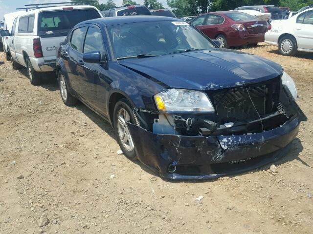 1C3CDZCBXDN626025 - 2013 DODGE AVENGER SX BLUE photo 1