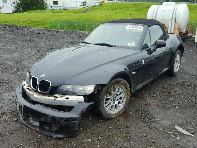 WBACN33441LK49168 - 2001 BMW Z3 2.5 BLACK photo 2