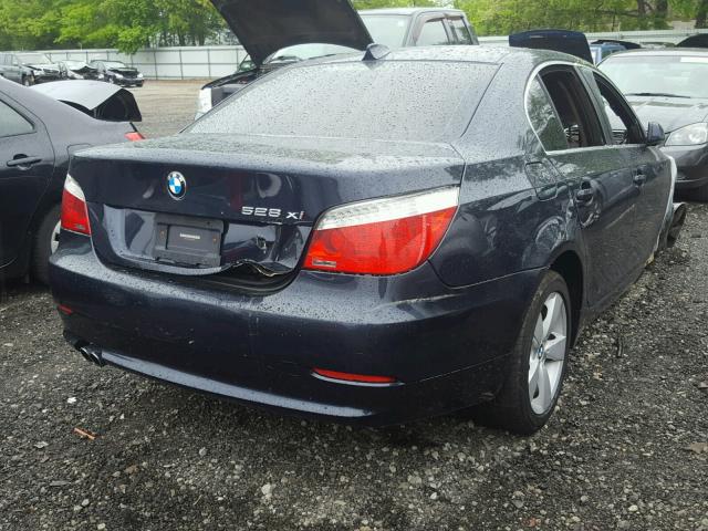 WBANV13518CZ50976 - 2008 BMW 528 XI BLUE photo 4