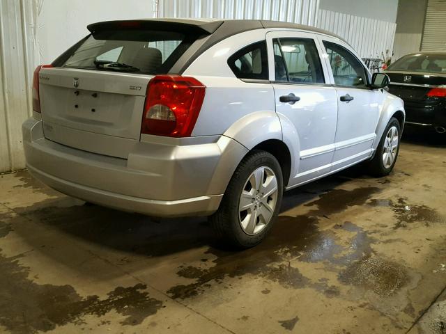 1B3HB48B27D566126 - 2007 DODGE CALIBER SX GRAY photo 4