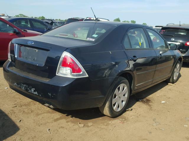 3FAHP06Z88R118352 - 2008 FORD FUSION S BLUE photo 4