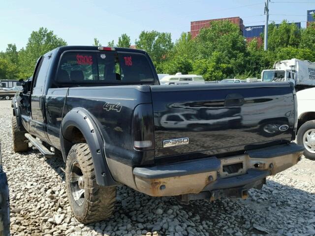 1FTWW31P85EB59056 - 2005 FORD F350 SRW S BLACK photo 3