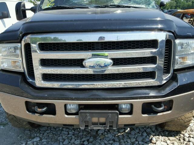 1FTWW31P85EB59056 - 2005 FORD F350 SRW S BLACK photo 7